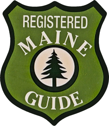 Registered Maine Guide Badge for Youngs Guide Service Moosehead Lake Maine Greenville ME 04441 Moose Tours Fishing Charters Boat Tours 1